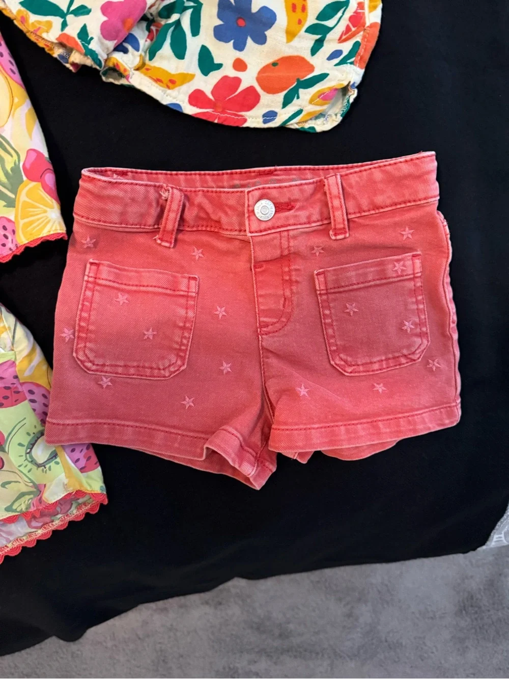 Girls Mixed Summer Outfits Bundle - Bright Fruit & Floral Prints
